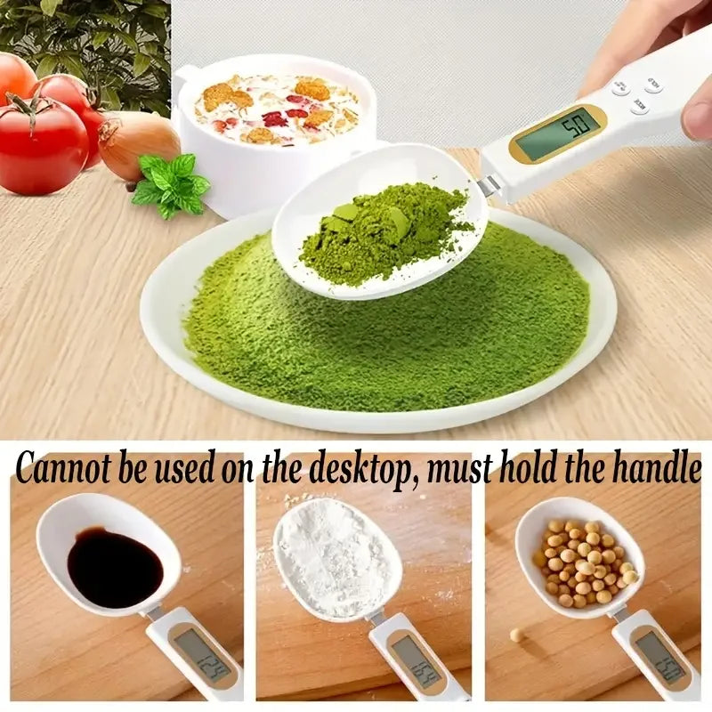 Digital Spoon Scale – Precision Kitchen Scale 0.1g to 500g with LCD Display