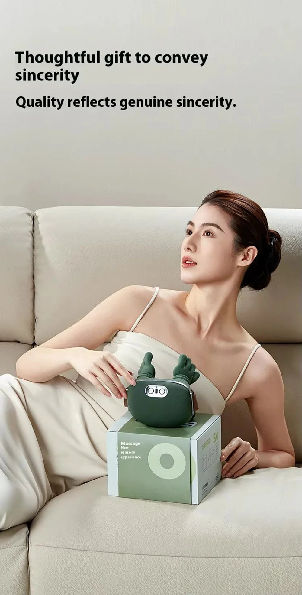 4D Neck & Shoulder Massager – Wireless, Rechargeable