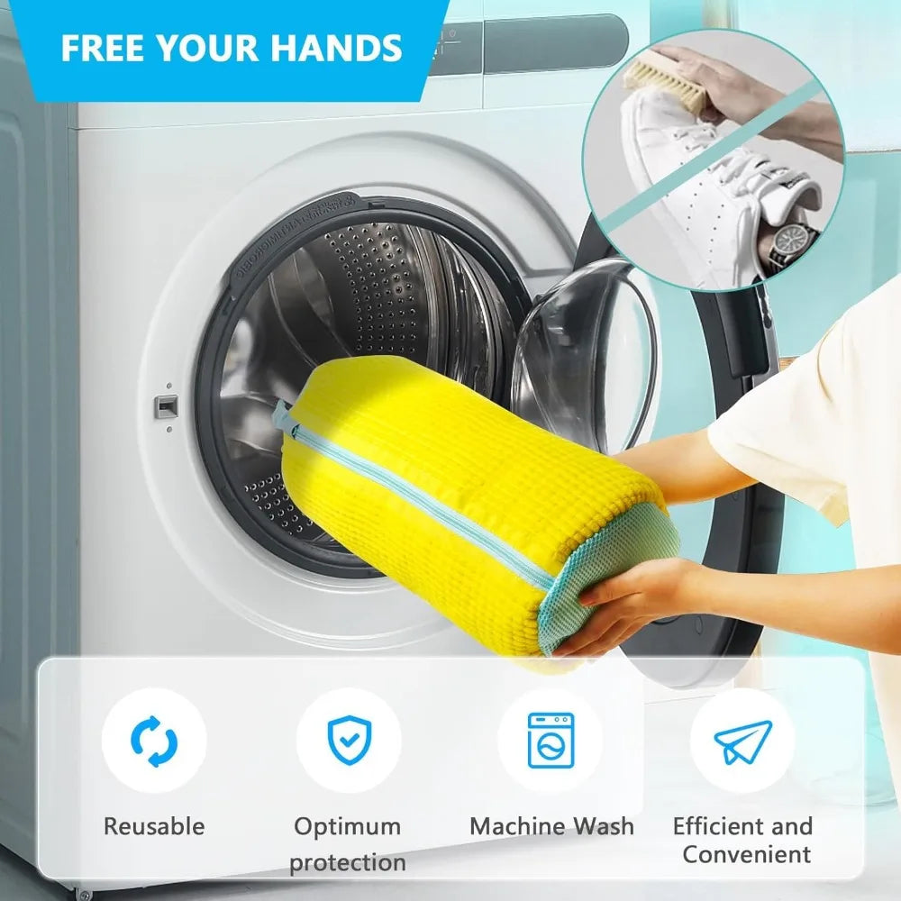 Shoe Washing Bag – Machine-Safe Laundry Bag for Sneakers & Casual Shoes