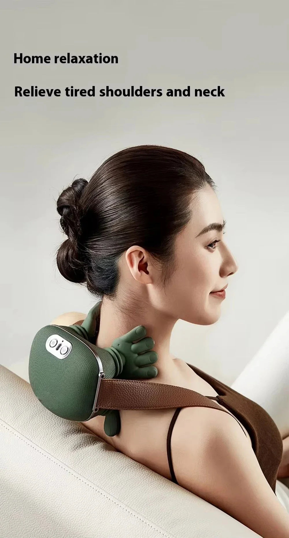 4D Neck & Shoulder Massager – Wireless, Rechargeable