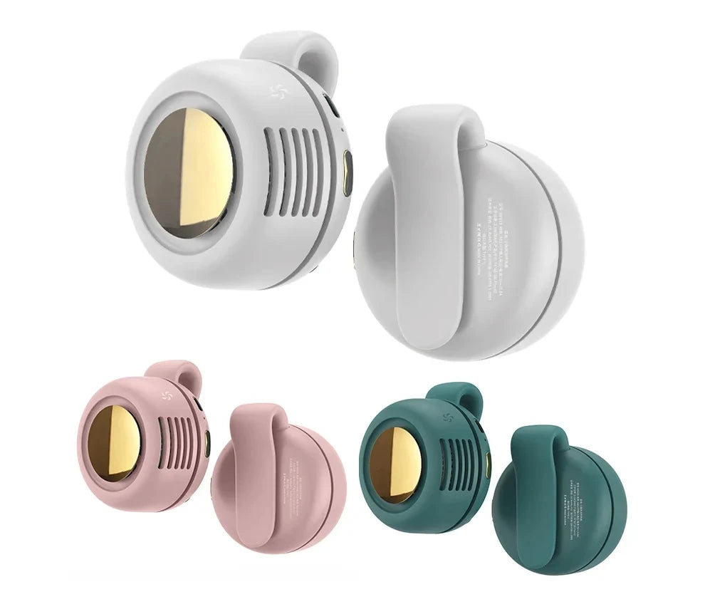 Portable Leafless Mini Fan – USB Rechargeable, Ultra-Quiet & Powerful