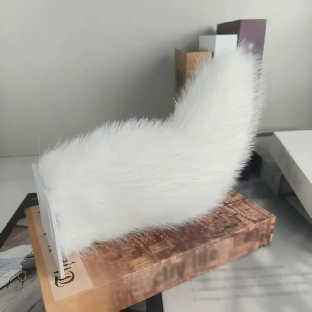 Electric Wagging Fox Tail Car Decoration – Remote Control Plush Tail for Motorcycle & Scooter