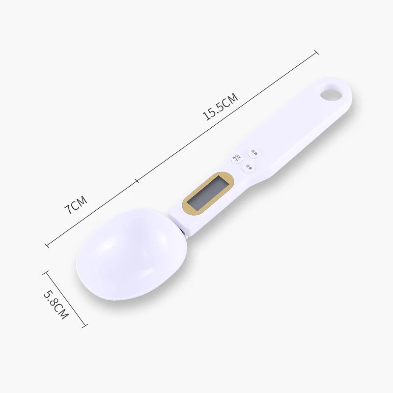 Digital Spoon Scale – Precision Kitchen Scale 0.1g to 500g with LCD Display