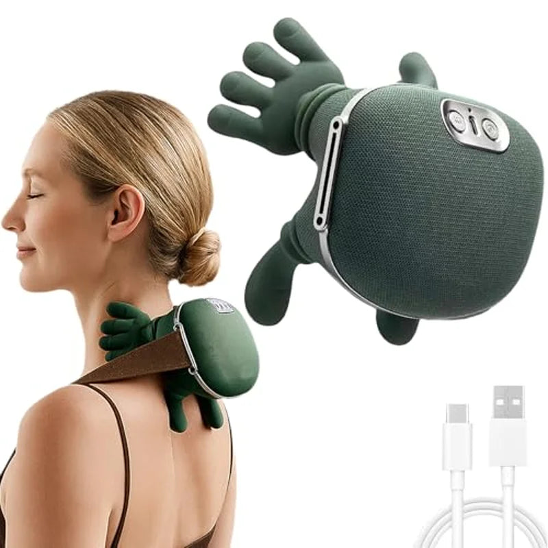 4D Neck & Shoulder Massager – Wireless, Rechargeable