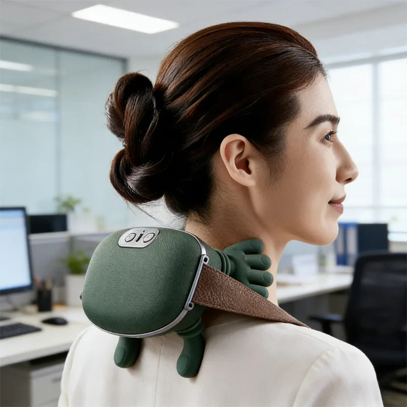 4D Neck & Shoulder Massager – Wireless, Rechargeable