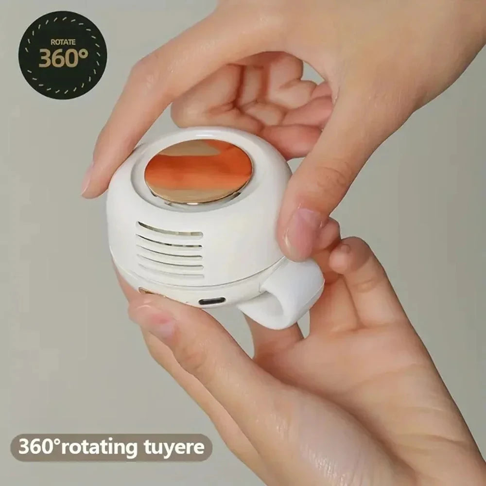 Portable Leafless Mini Fan – USB Rechargeable, Ultra-Quiet & Powerful