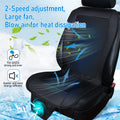 Car Seat Cooling Cushion – 12V 8-Fan Ventilated Seat Pad for Summer